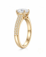 Ember • Moissanite Halo Engagement Ring
