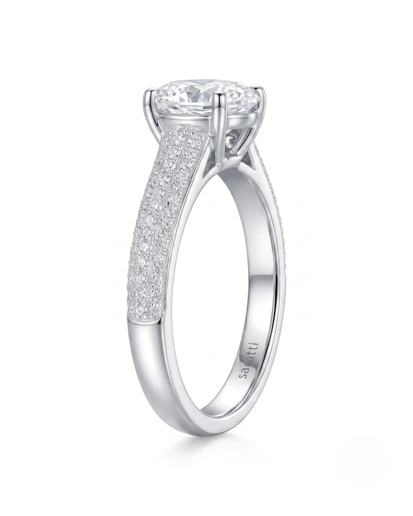 Ember • Moissanite Halo Engagement Ring
