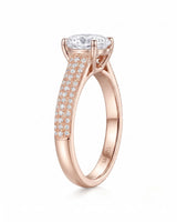 Ember • Moissanite Halo Engagement Ring
