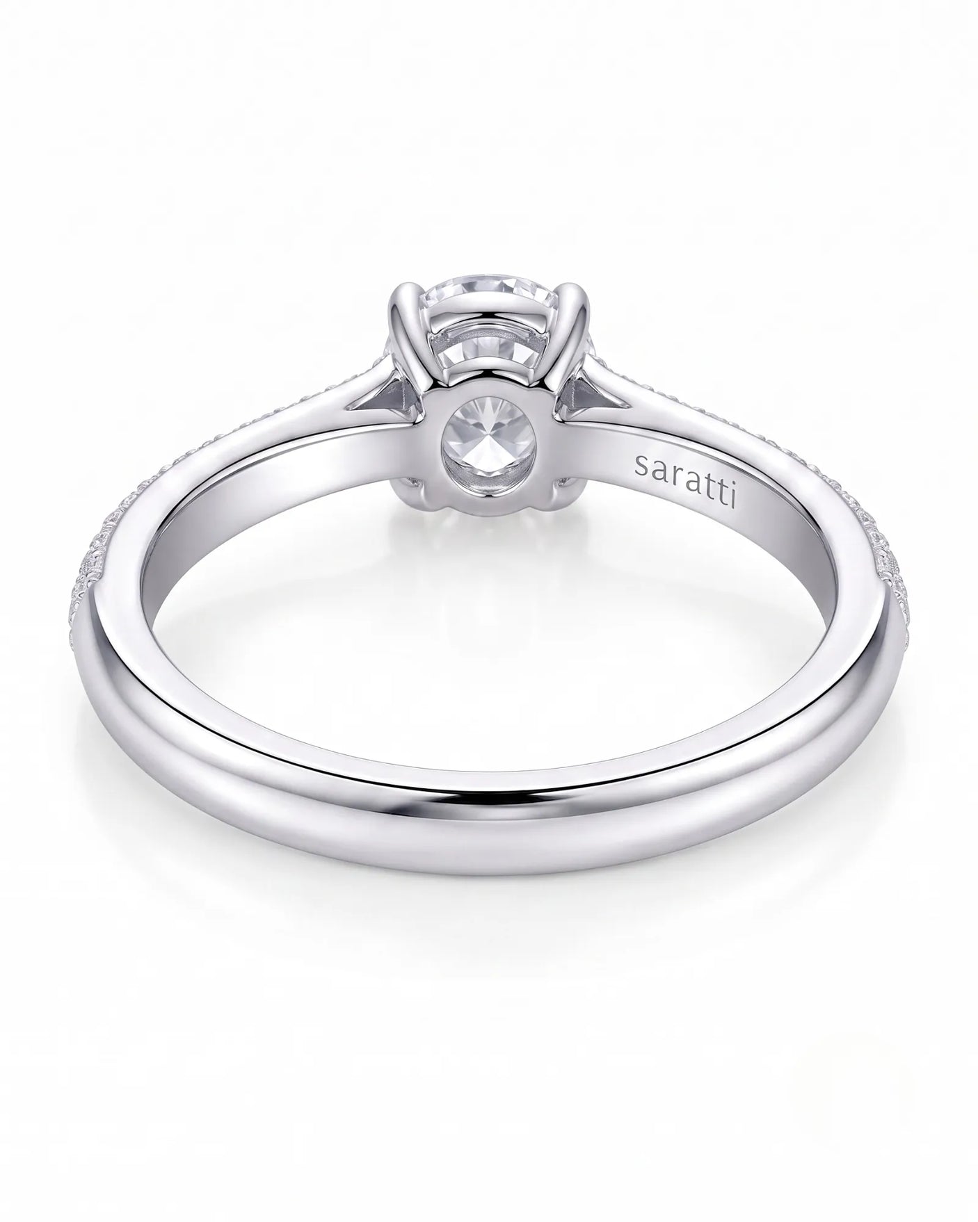Ember • Moissanite Halo Engagement Ring