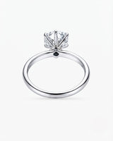 Beila – Starry Symphony Natural Round Diamond Six-Prong Solitaire Ring