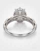 Suki – Timeless Spark Natural Round Diamond Vintage Halo Ring
