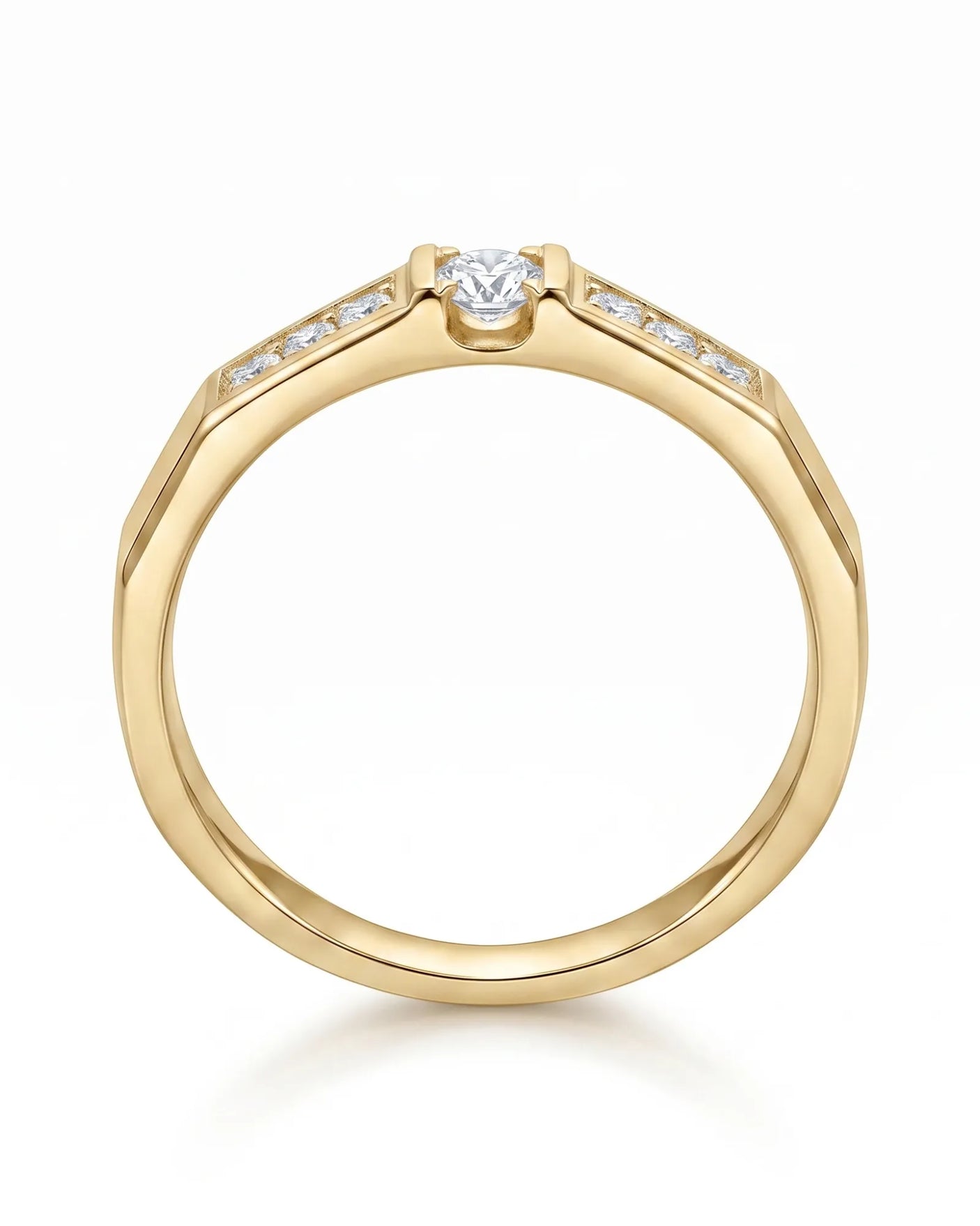Gilded Glamour Wedding Ring Set | His & Hers