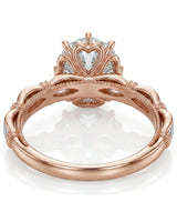Suki – Timeless Spark Natural Round Diamond Vintage Halo Ring
