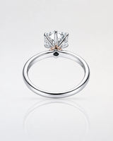 Beila – Starry Symphony Natural Round Diamond Six-Prong Solitaire Ring
