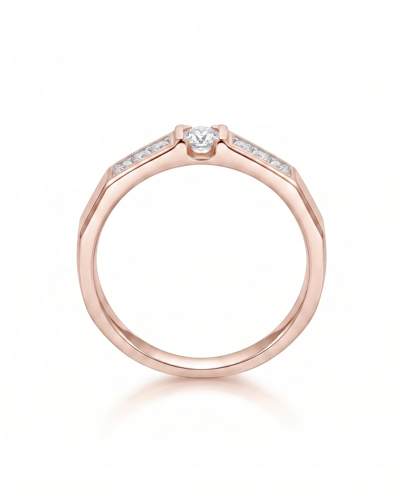 Gilded Glamour Wedding Ring Set | His & Hers