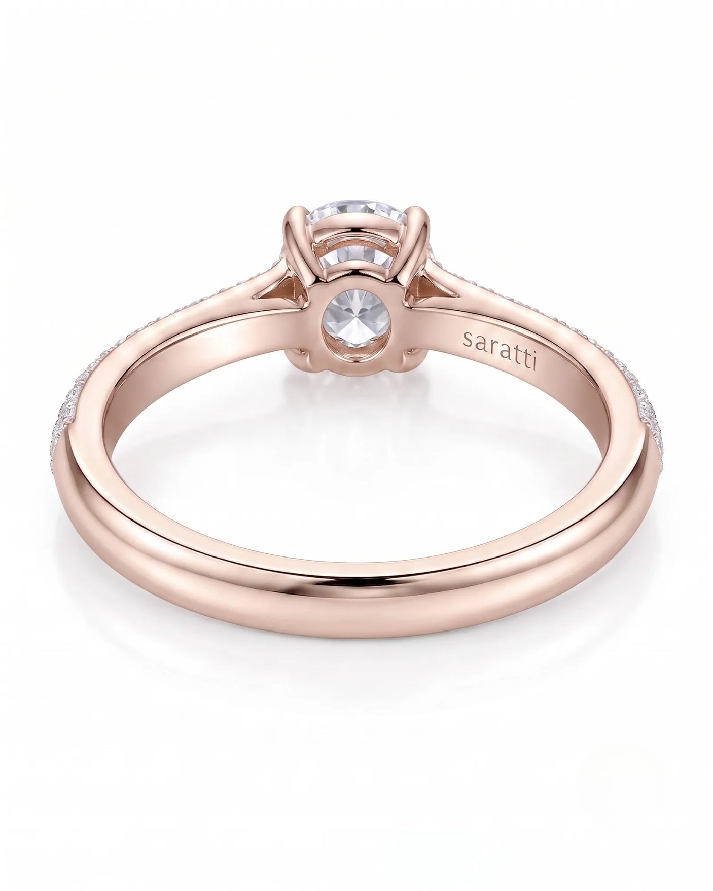 Ember • Moissanite Halo Engagement Ring