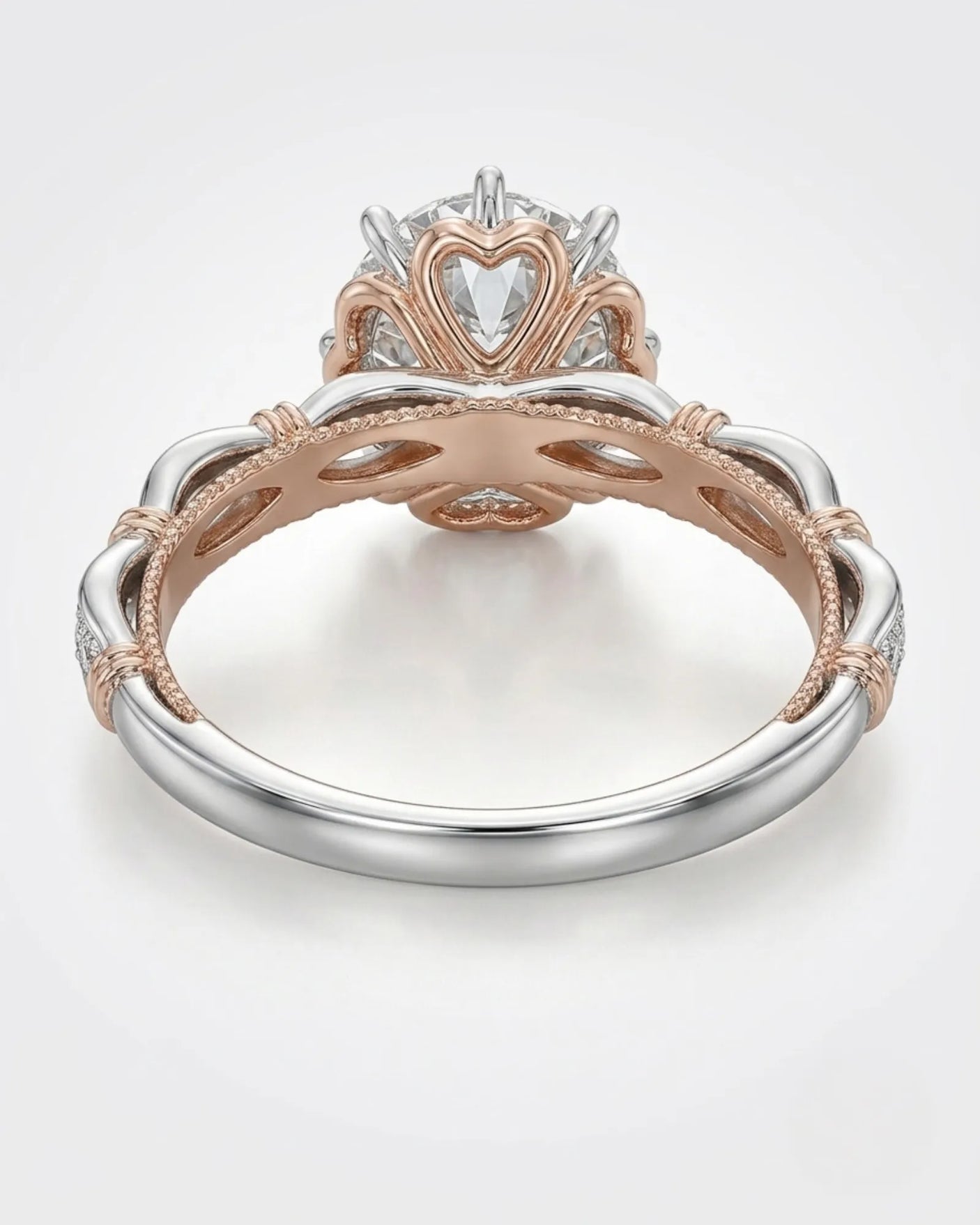 Suki – Timeless Spark Natural Round Diamond Vintage Halo Ring