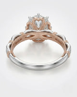 Suki – Timeless Spark Natural Round Diamond Vintage Halo Ring