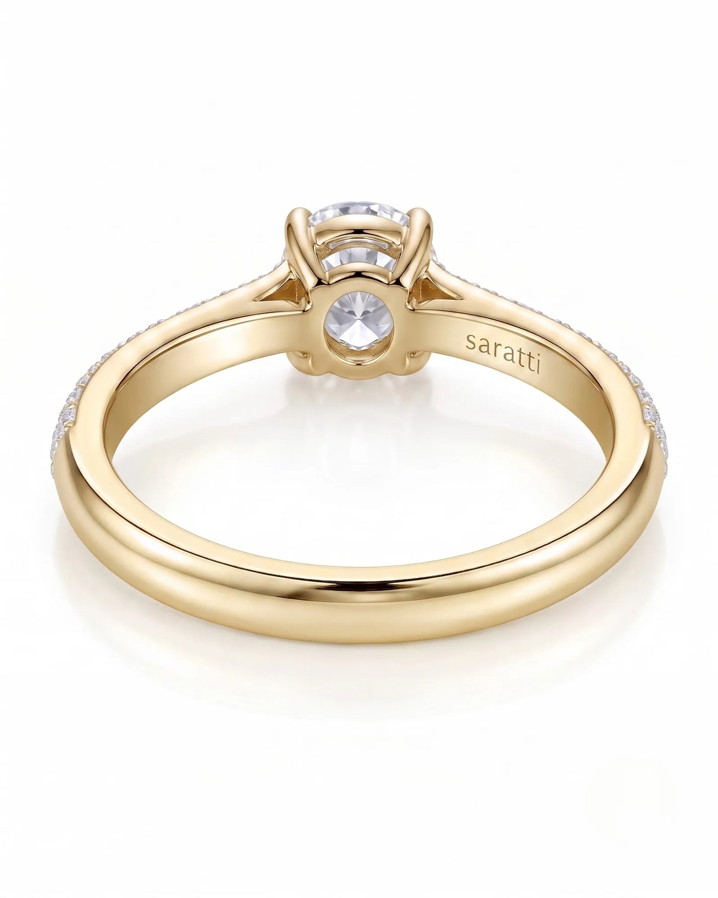 Ember • Moissanite Halo Engagement Ring