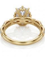 Suki – Timeless Spark Natural Round Diamond Vintage Halo Ring