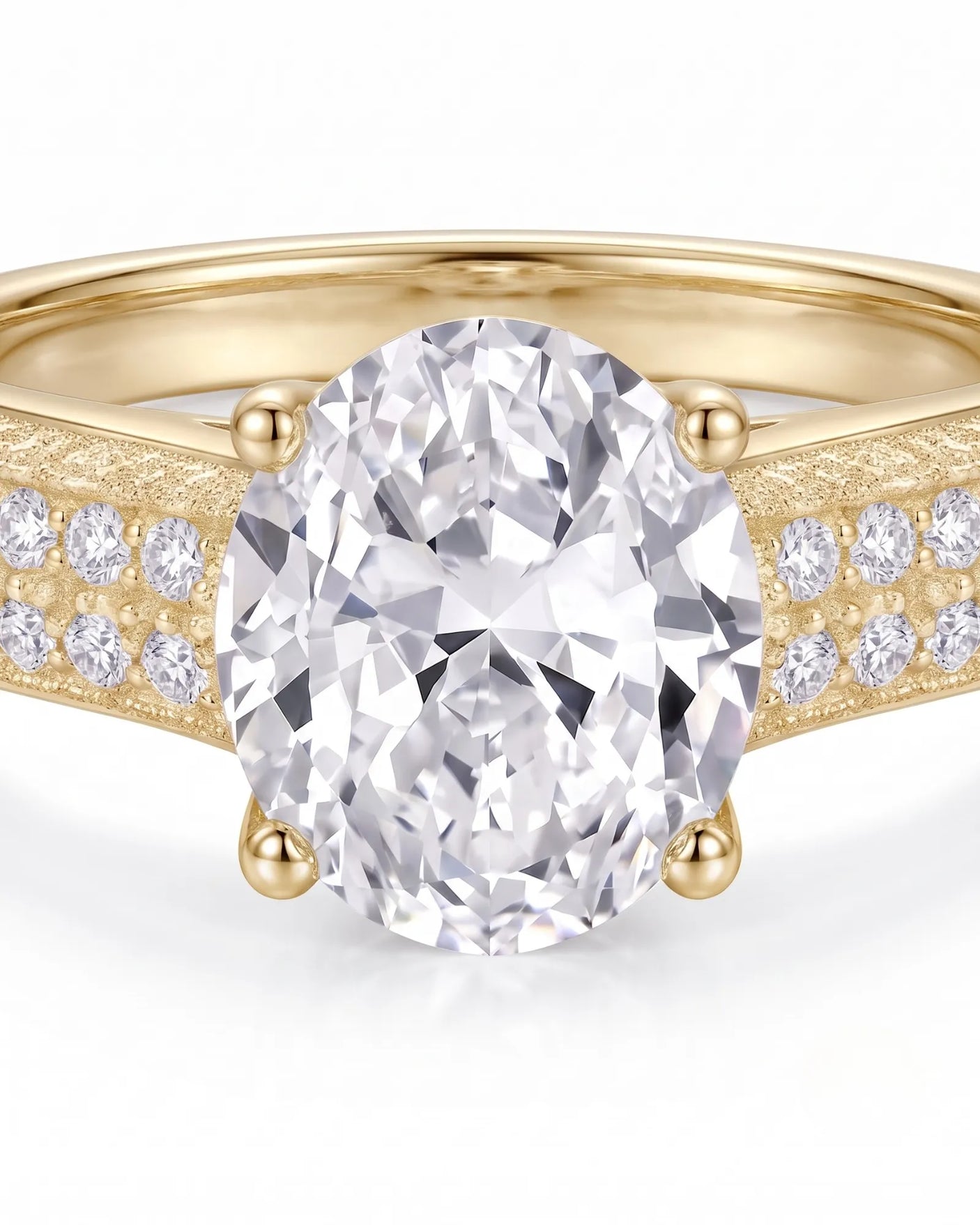 Ember • Moissanite Halo Engagement Ring