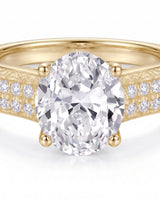Ember • Moissanite Halo Engagement Ring