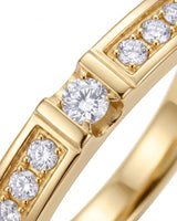 Gilded Glamour Wedding Ring Set | His & Hers