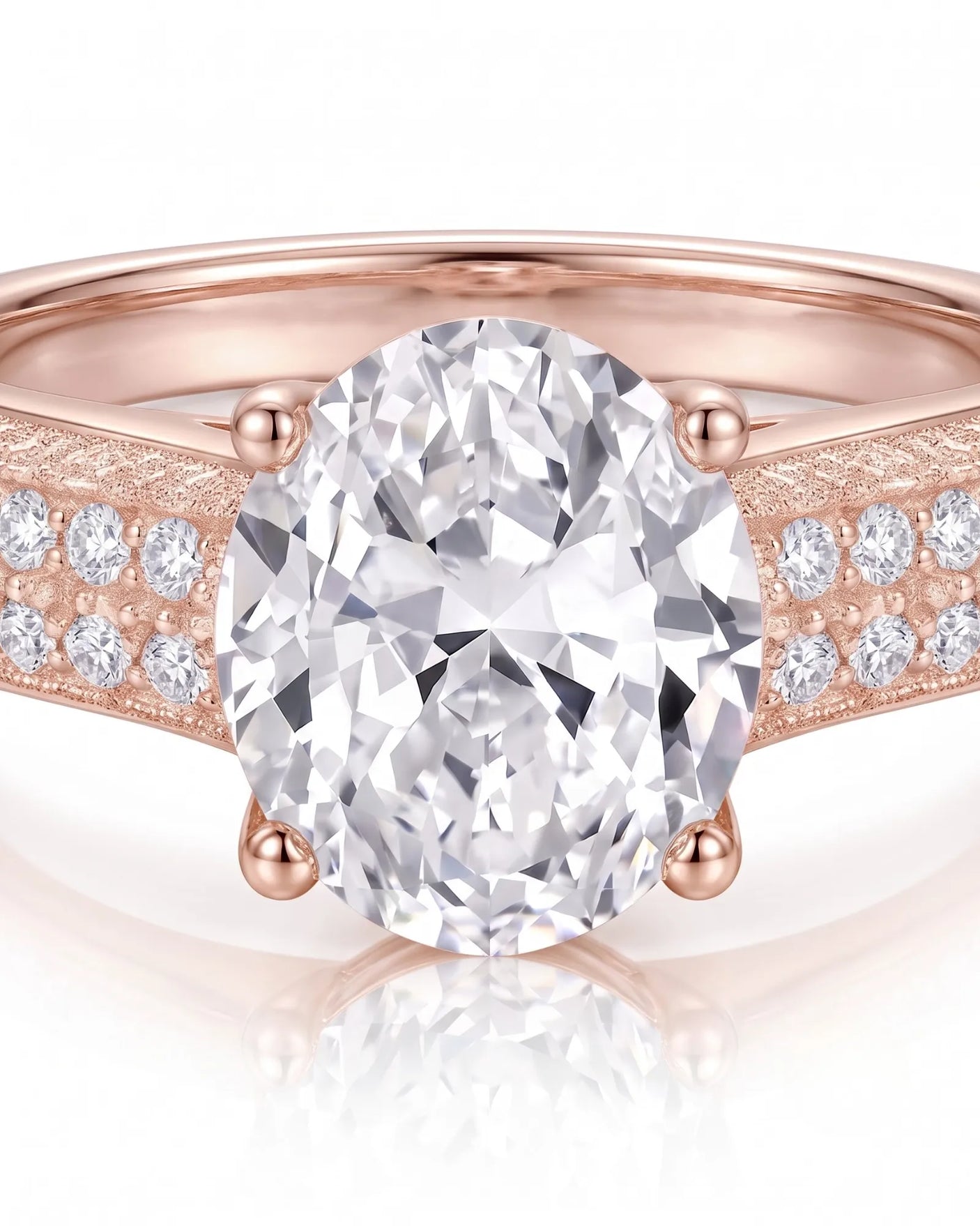 Ember • Moissanite Halo Engagement Ring
