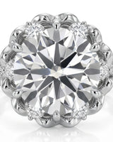 Suki – Timeless Spark Natural Round Diamond Vintage Halo Ring