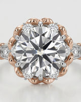 Suki – Timeless Spark Natural Round Diamond Vintage Halo Ring