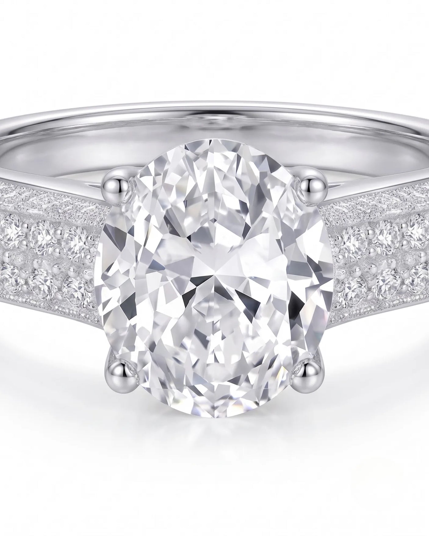 Ember • Moissanite Halo Engagement Ring