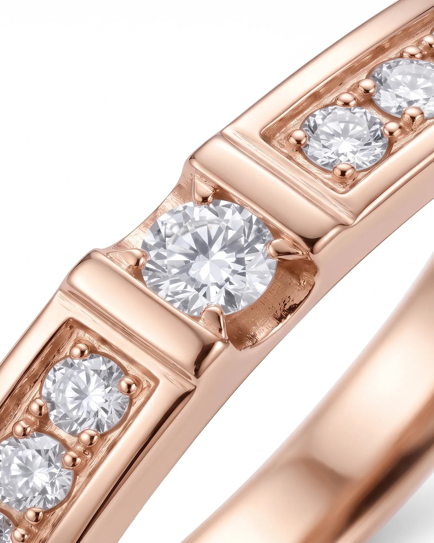 Gilded Glamour Wedding Ring Set | His & Hers
