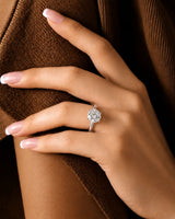 Beila – Starry Symphony Natural Round Diamond Six-Prong Solitaire Ring