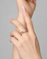 Celestial Marvel – Natural Marquise-Cut Diamond Bezel Engagement Ring