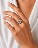 Suki – Timeless Spark Natural Round Diamond Vintage Halo Ring