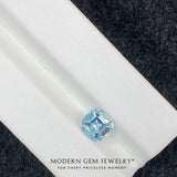 1.54 Carat Aquamarine Cushion Cut | Modern Gem Jewelry | Saratti