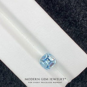 1.54 Carat Aquamarine Cushion Cut | Modern Gem Jewelry | Saratti