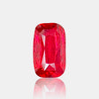 1.00ct UNHEATED Pigeon’s Blood Ruby Cushion Cut | SARATTI  
