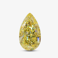 0.51-carat Pear Shaped Natural Fancy Yellow Diamond - GIA Certified