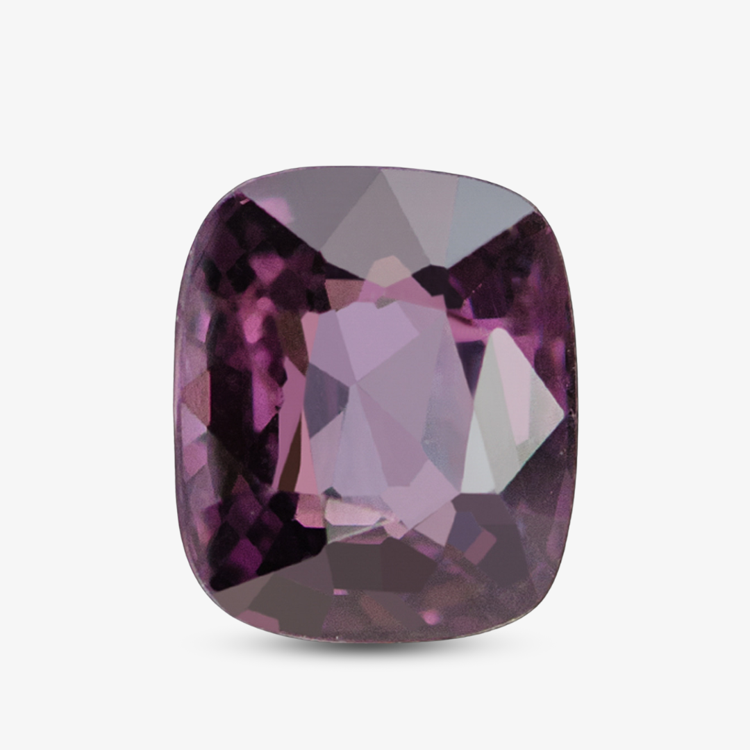 1.01 carats Cushion Cut Purplish Natural Spinel