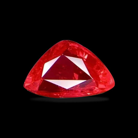 1.01cts Trillion Cut Heated Ruby Gem | Saratti