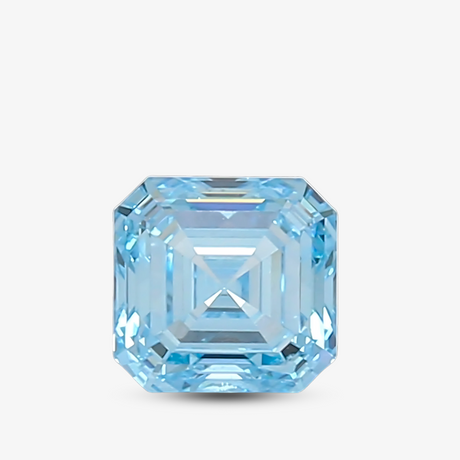 1.01cs Asscher Cut Blue Natural Diamond | Saratti