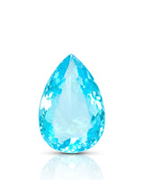 1.02ct Natural Neon Blue Tourmaline pear | SARATTI