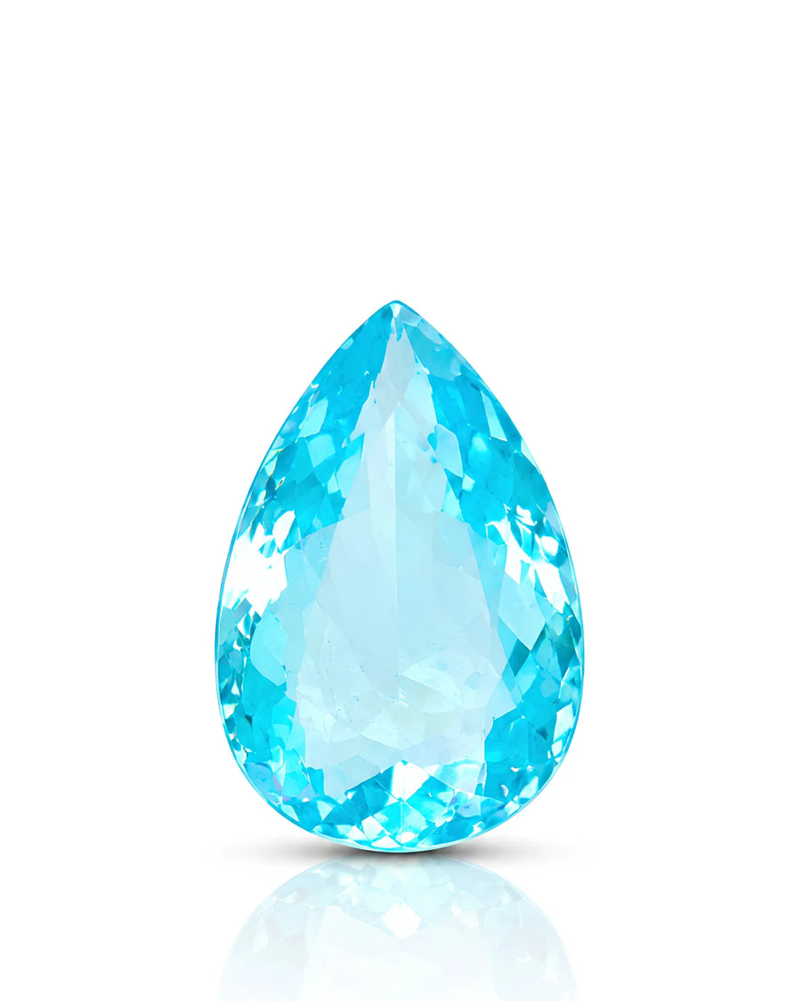 1.02ct Natural Neon Blue Tourmaline pear | SARATTI