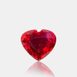 1.04 carat Untreated Natural pigeon’s blood ruby heart cut loose gemstone | SARATTI  