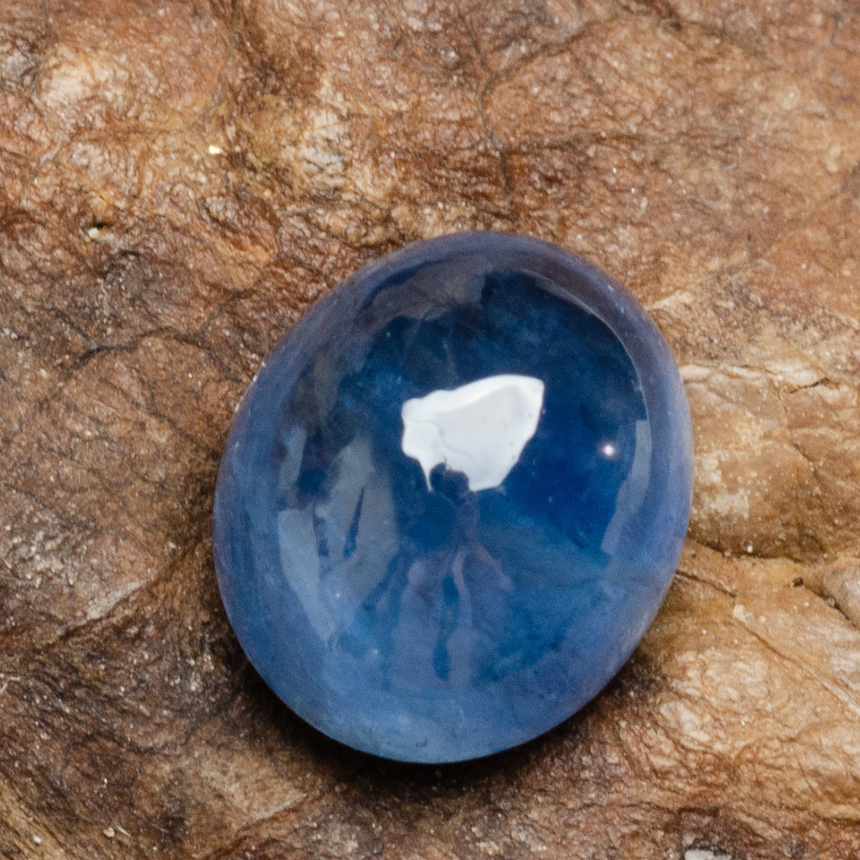 1.05 carat oval blue natural sapphire gemstone - 6 x 5mm – SARATTI