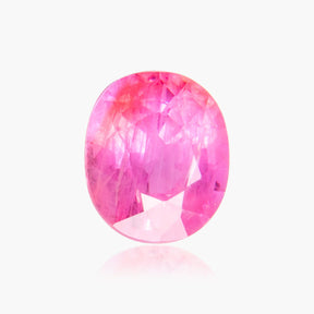 1.06 carat Vivid Pink Padparadscha Sapphire Stone in Oval Shape with Certificate - SARATTi