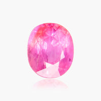 1.06 carats Pink Natural Sapphire Gemstone |  6.3 × 5.3 × 3.7 mm Oval