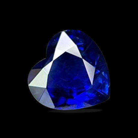 1.06cts Royal Blue Ceylon Heart Sapphire Gemstone | IGS Certified | Unheated