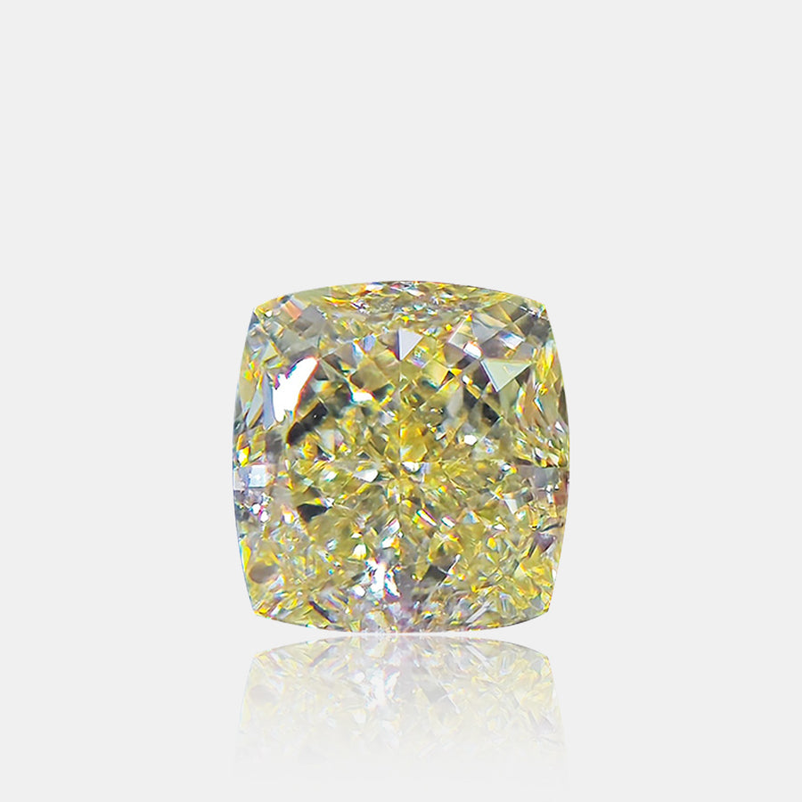 1.11 carat Natural Fancy Light Brownish Yellow Diamond Cushion Modified Brilliant | SARATTI