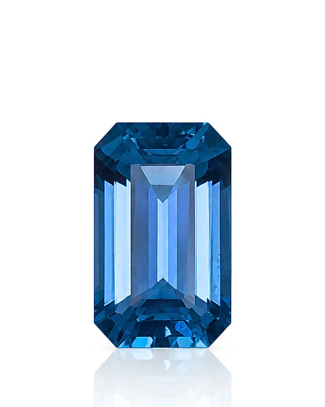 1.11ct Natural Exceptional Santa Maria Aquamarine front view | SARATTI