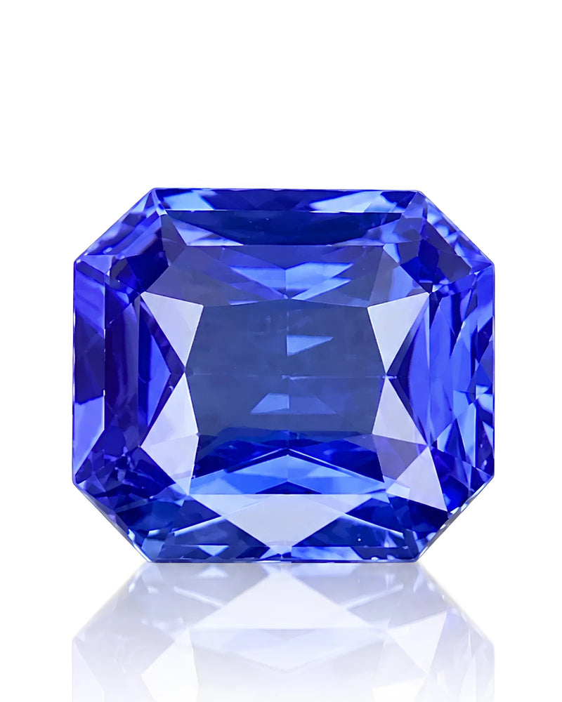 1.15ct Natural Cornflower Blue Sapphire octagonal main view | SARATTI