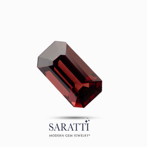 Rectangular Red Spinel - 1.19 Carat, Emerald Cut | Modern Gem Jewelry | Saratti