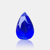 1.20 carat Natural Royal Blue sapphire pear brilliant faceted loose gemstone | SARATTI 