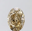 1.20ct Oval Natural Diamond (Colour Fancy Light Yellowish Brown, Clarity VVS1, GIA Certified)