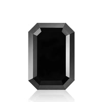 1.21 Carats Natural Black Diamond | Emerald Cut | SARATTI Certified