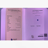 1.23 carat Natural sapphire oval displaying strong blue saturation | SARATTI  