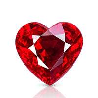 1.28 CTS Unheated Natural Mozambique Pigeon’s Blood Ruby | Heart Cut