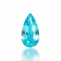 1.29ct Natural Neon Blue Tourmaline | Pear – 10.34 × 5.03 × 3.71mm | AIGS Certified